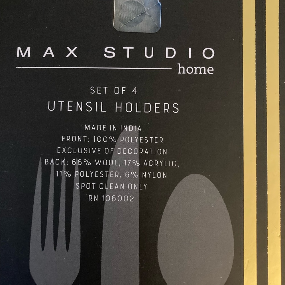 Max Studio "Ghost with Jack-O-Lantern" Utensil Holders - Picture 3 of 3